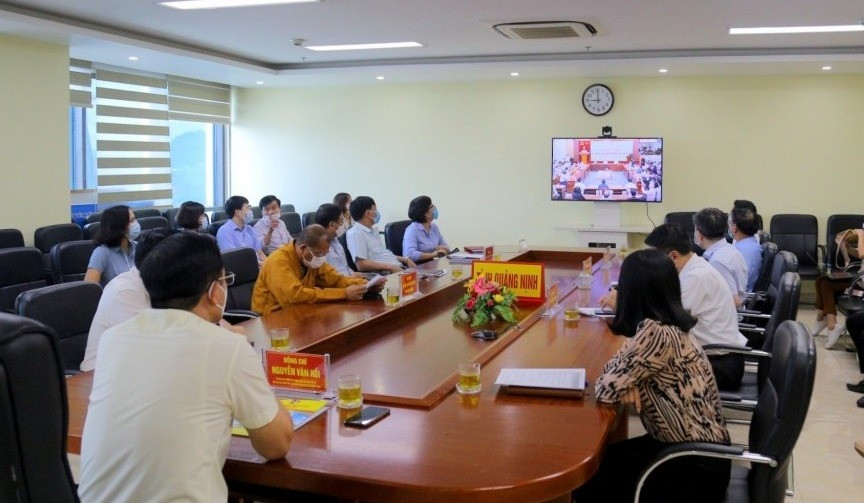 The Quang Ninh provincial Fatherland Front Committee attended the ceremony online.