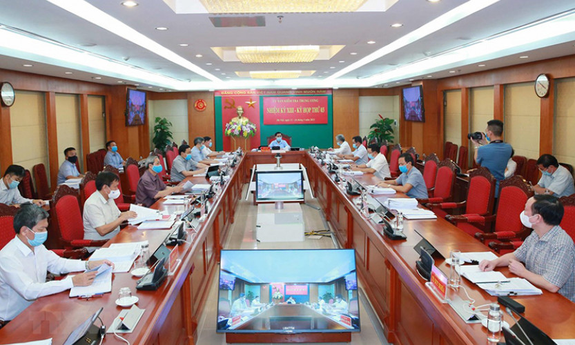Thông cáo báo chí kỳ họp thứ ba của Ủy ban Kiểm tra Trung ương khóa XIII