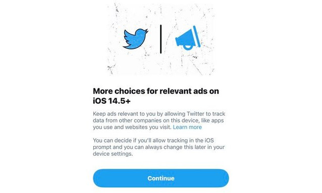 Twitter đề nghị người dùng iPhone cho theo dõi