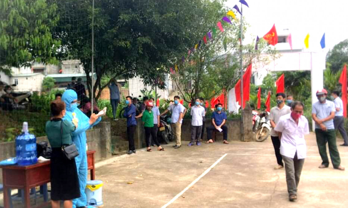 Ba Chẽ: Tăng cường phòng chống dịch, đảm bảo an toàn cho bầu cử