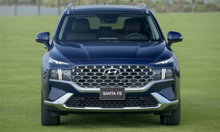 Ảnh chi tiết Hyundai Santa Fe 2021 giá từ 1,03 tỷ đồng