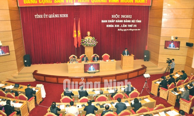Hội nghị Ban Chấp hành Đảng bộ tỉnh lần thứ 25 (khoá XIII), tháng 1-2014