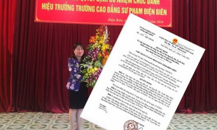 Tạm đình chỉ công tác nữ hiệu trưởng lơ là phòng chống dịch