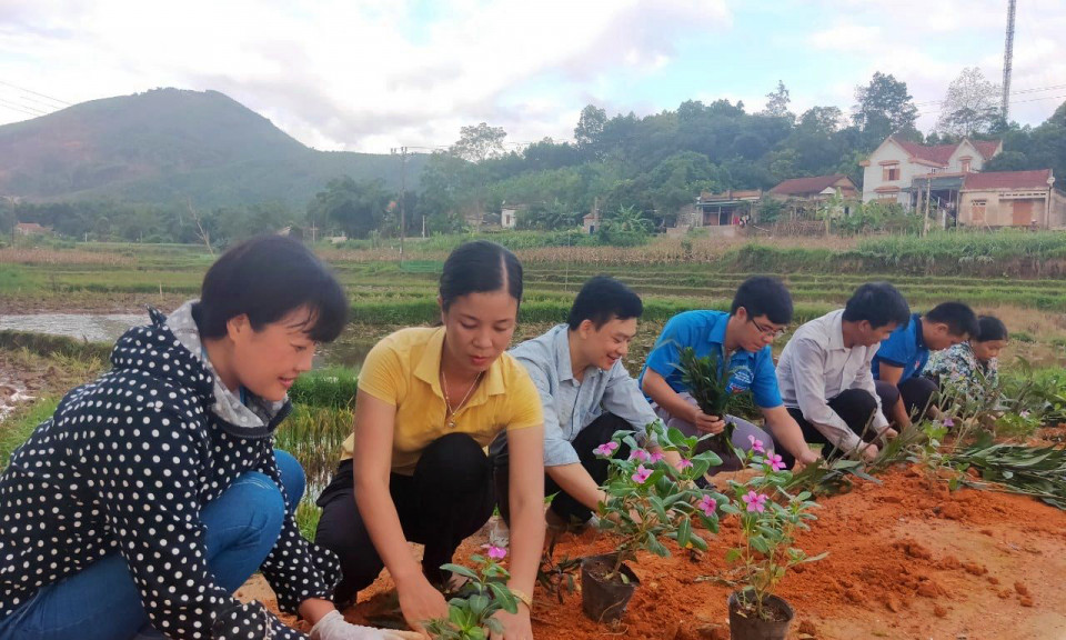 Chung tay đưa Đồn Đạc về đích nông thôn mới