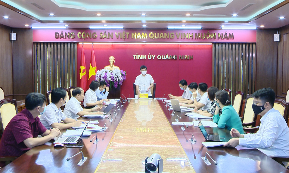 Phó Bí thư Thường trực Tỉnh ủy làm việc với Đảng ủy Khối các cơ quan tỉnh