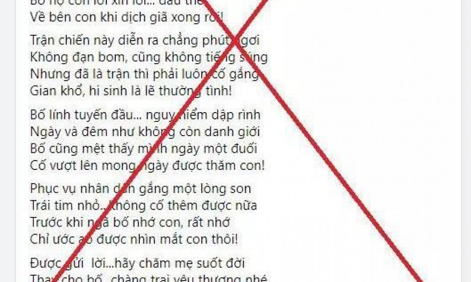 Công an Bắc Giang bác thông tin thiếu tá hy sinh khi tham gia chống dịch