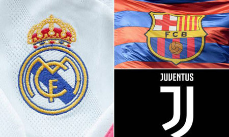 UEFA bắt đầu các thủ tục trừng phạt Juventus, Barca và Real