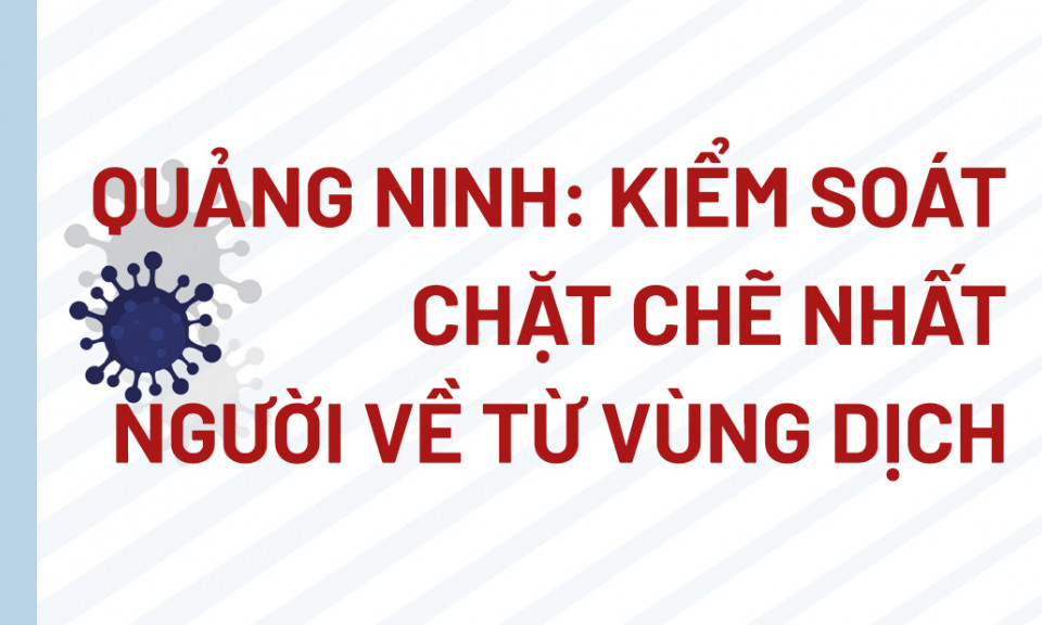 Quảng Ninh: Kiểm soát chặt chẽ nhất người về từ vùng dịch