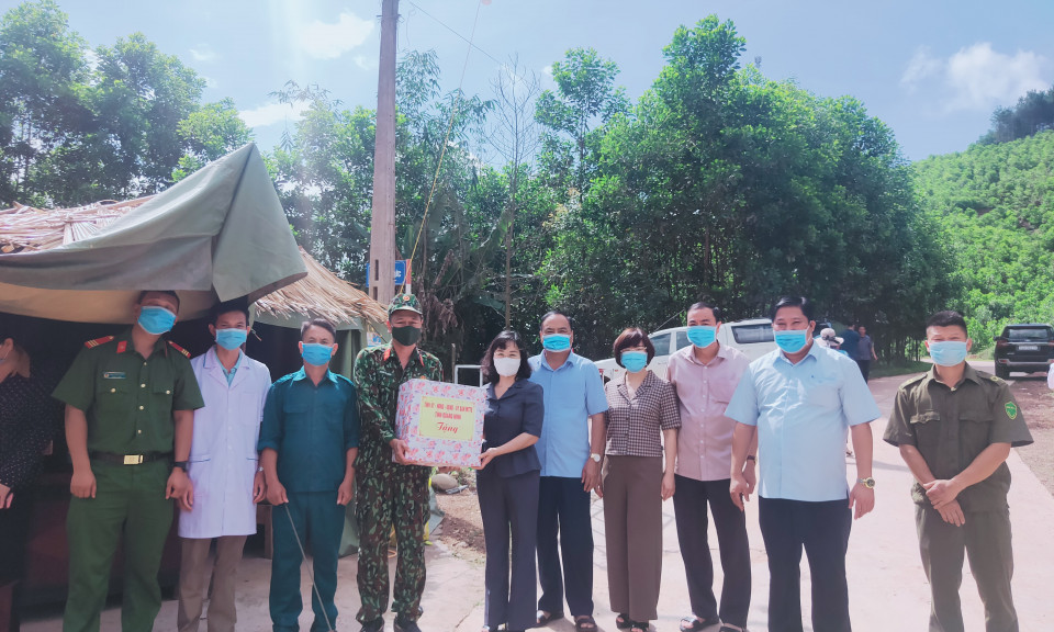 Phó Chủ tịch Thường trực HĐND tỉnh Trịnh Minh Thanh làm việc tại Ba Chẽ