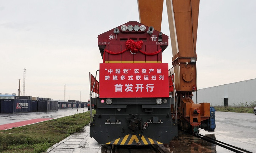 Quảng Tây khởi động tuyến vận tải đa phương thức xuyên biên giới “Trung Quốc – Việt Nam – Lào”