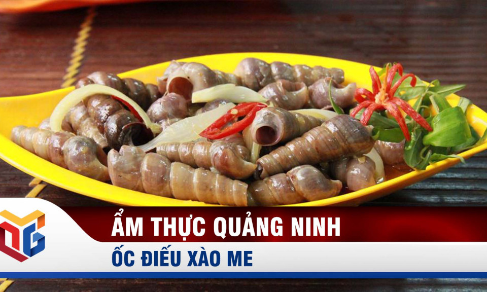 Ốc điếu xào me