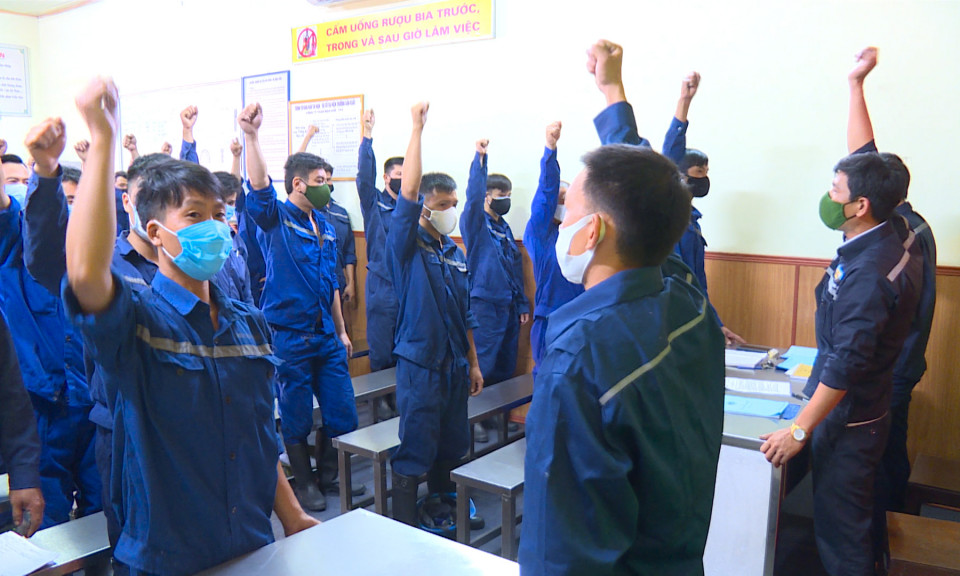 Đảm bảo an toàn vệ sinh lao động trong hoạt động khai thác than