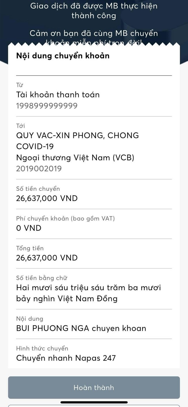 Á hậu Phương Nga bán quần áo cá nhân, dành tiền ủng hộ Quỹ vắc-xin phòng COVID-19 ảnh 3