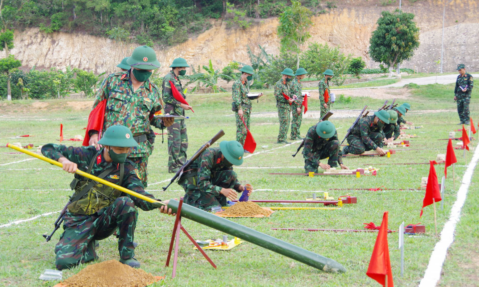 Quân khu 3: Kiểm tra kết quả huấn luyện giai đoạn I tại Trung đoàn 244