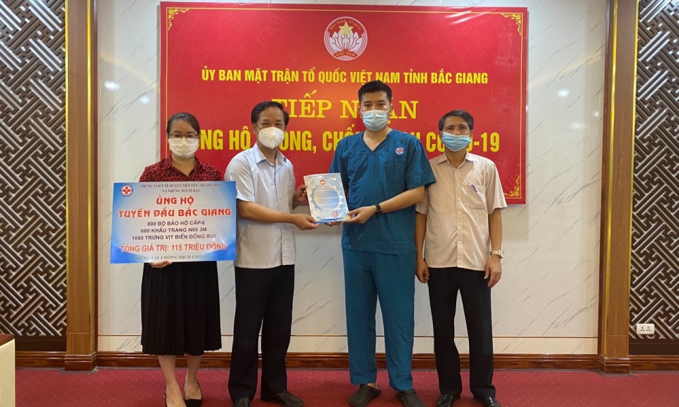 Trung tâm Y tế huyện Tiên Yên chung tay cùng tỉnh Bắc Giang chống dịch Covid-19 