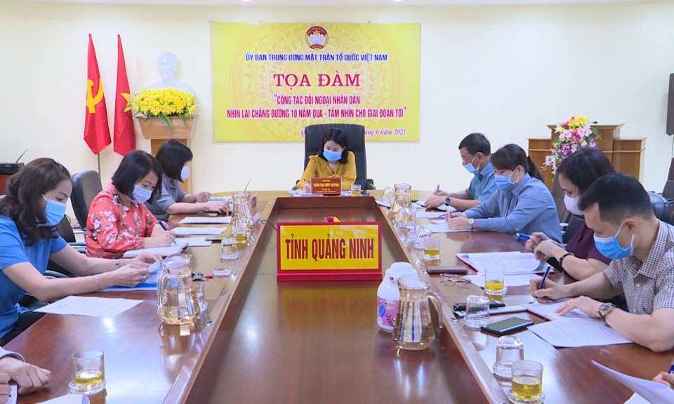 Tọa đàm "Công tác đối ngoại nhân dân nhìn lại chặng đường 10 năm qua – tầm nhìn cho giai đoạn tới"
