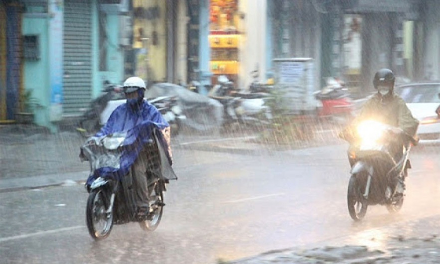 Hôm nay, Bắc Bộ bắt đầu đợt mưa dông diện rộng