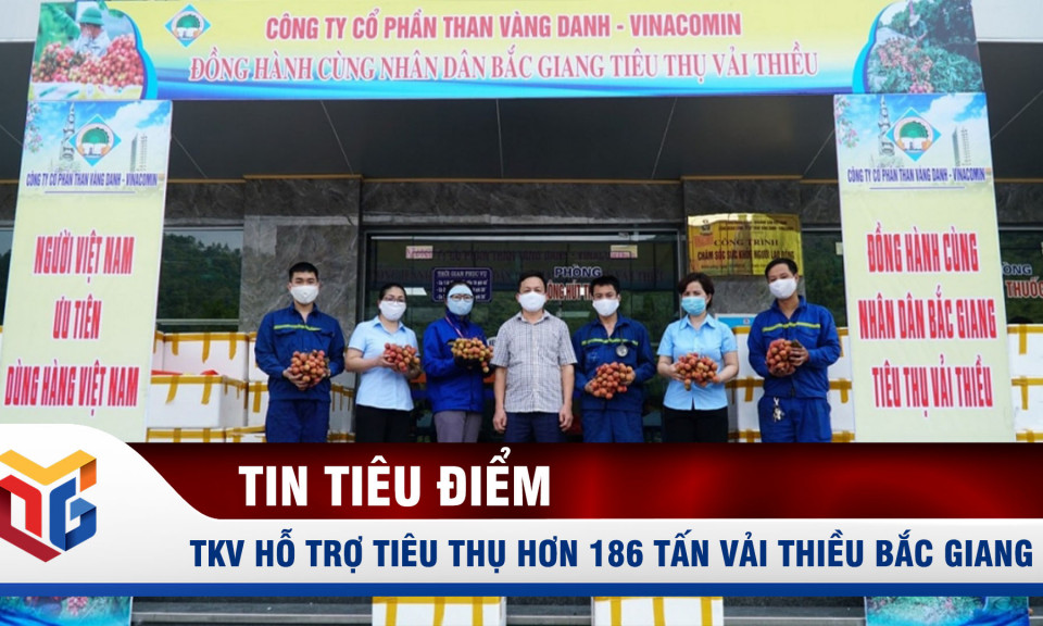 TKV cam kết hỗ trợ tiêu thụ hơn 186 tấn vải thiều Bắc Giang