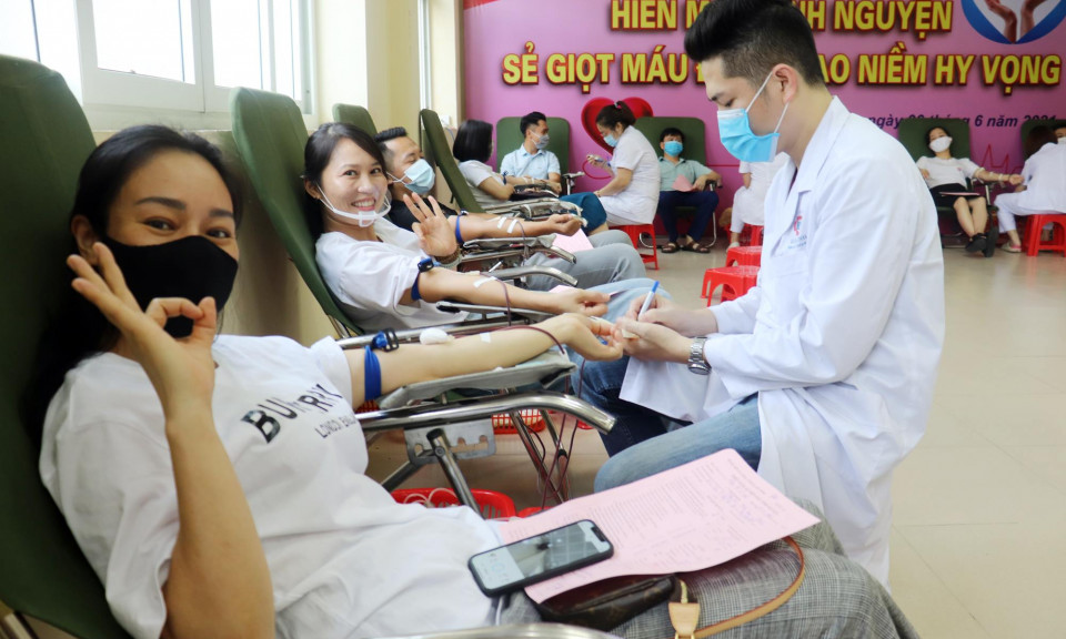 Lan tỏa phong trào hiến máu tình nguyện