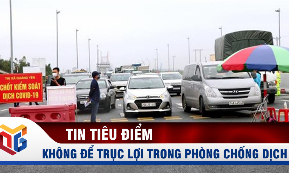 Không để trục lợi trong phòng chống dịch