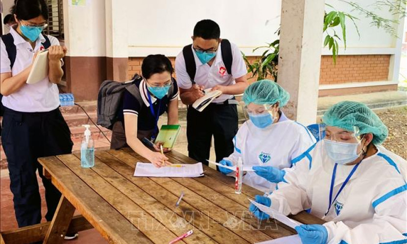 Các tỉnh của Lào vẫn duy trì nghiêm ngặt biện pháp phòng dịch COVID-19