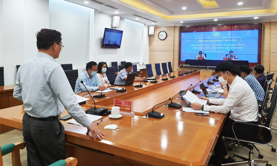 Bàn giải pháp nâng cao hiệu quả khai thác, chế biến, tiêu thụ thủy sản năm 2021