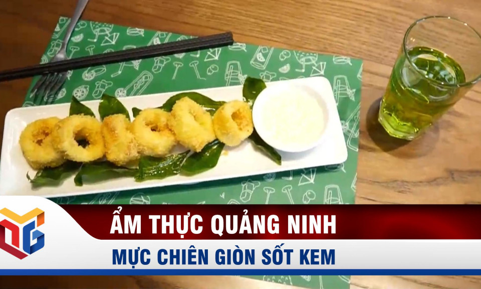 Mực chiên giòn sốt kem