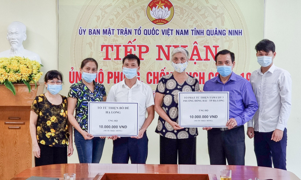 MTTQ tỉnh tiếp nhận tiền, hiện vật ủng hộ phòng, chống dịch Covid-19