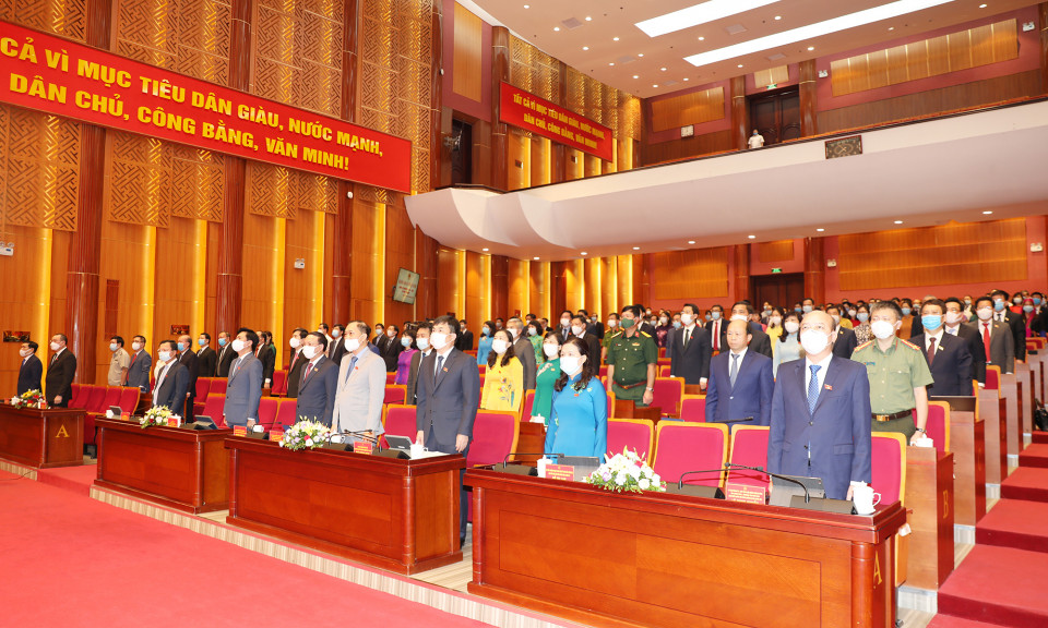 HĐND tỉnh Quảng Ninh khóa XIV: Khai mạc Kỳ họp thứ nhất 