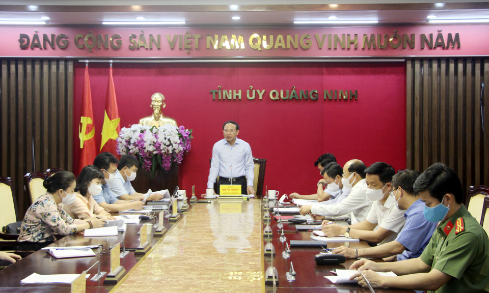 Giao ban Thường trực Tỉnh ủy