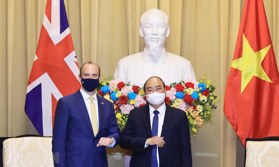 'Đưa quan hệ Đối tác chiến lược Việt Nam-Anh đi vào chiều sâu'