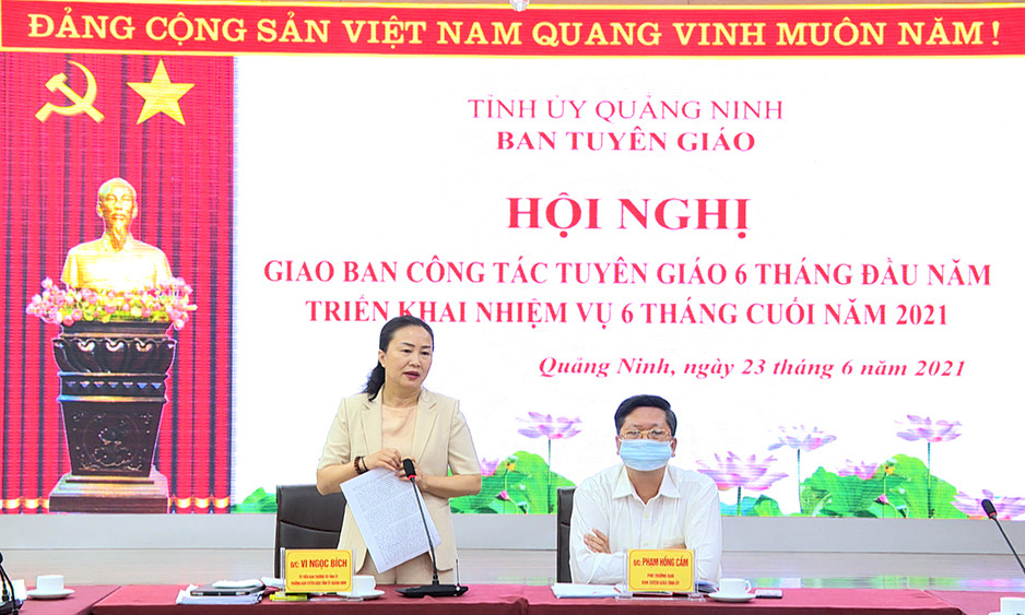 Ban Tuyên giáo Tỉnh ủy triển khai nhiệm vụ 6 tháng cuối năm 2021