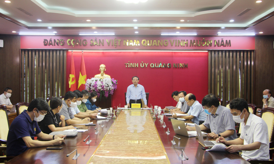 Ban Chỉ đạo phòng, chống Covid-19 cấp tỉnh họp triển khai các biện pháp phòng, chống Covid-19