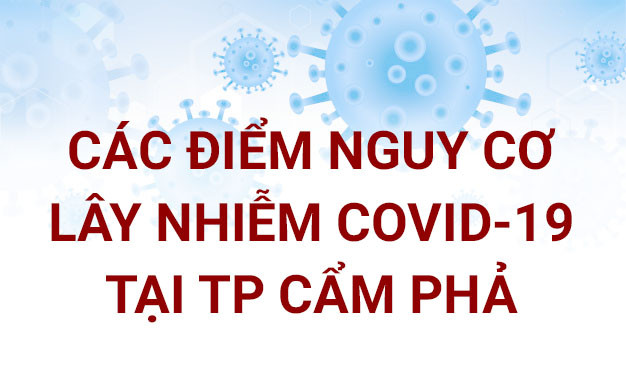 Các điểm nguy cơ lây nhiễm Covid-19 tại TP Cẩm Phả