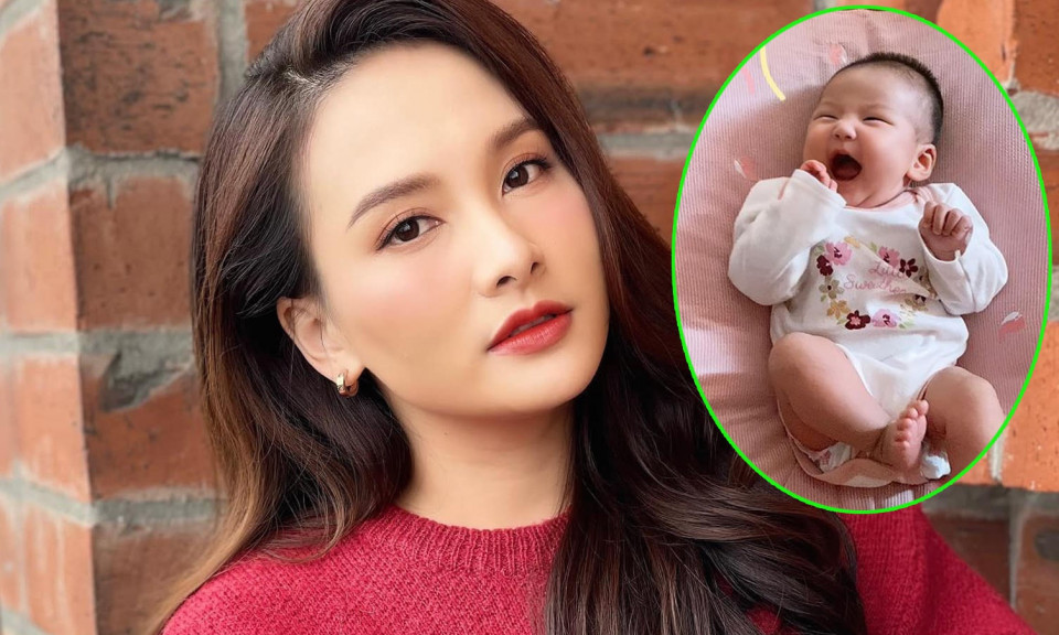 Diễn viên Bảo Thanh khoe con gái đáng yêu