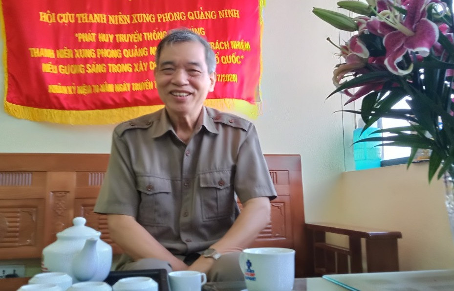 Ông Trần Công Cây, Chủ tịch Hội Cựu TNXP tỉnh Quảng Ninh.