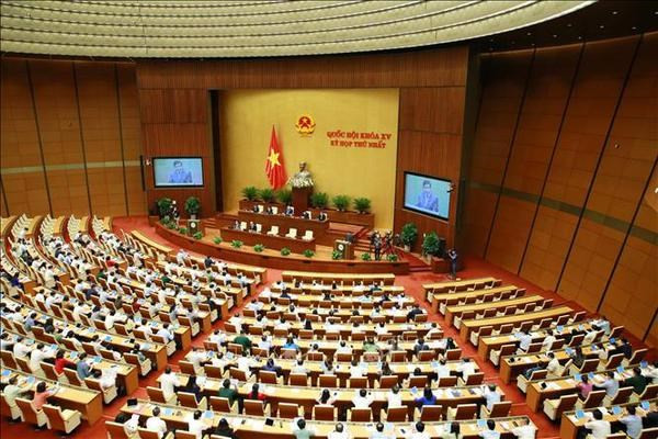 An overview of the NA session on July 24. (Photo: VNA)