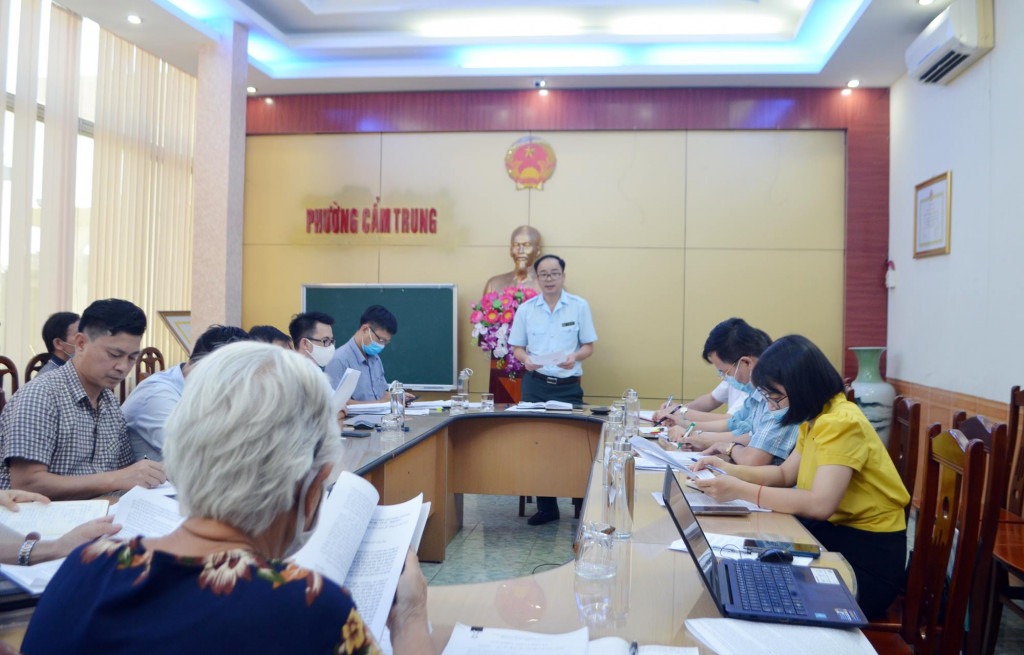 Thanh tra tỉnh tổ chức đối thoại để giải quyết dứt điểm nội dung kiến nghị của bà Nguyễn Thị Lan (TP Cẩm Phả), tháng 6/2021.
