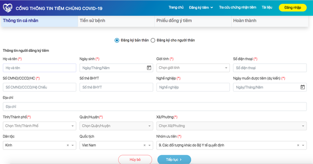 Đăng ký online tiêm vaccine COVID-19, người dân cần chuẩn bị thông tin gì? - Ảnh 3.