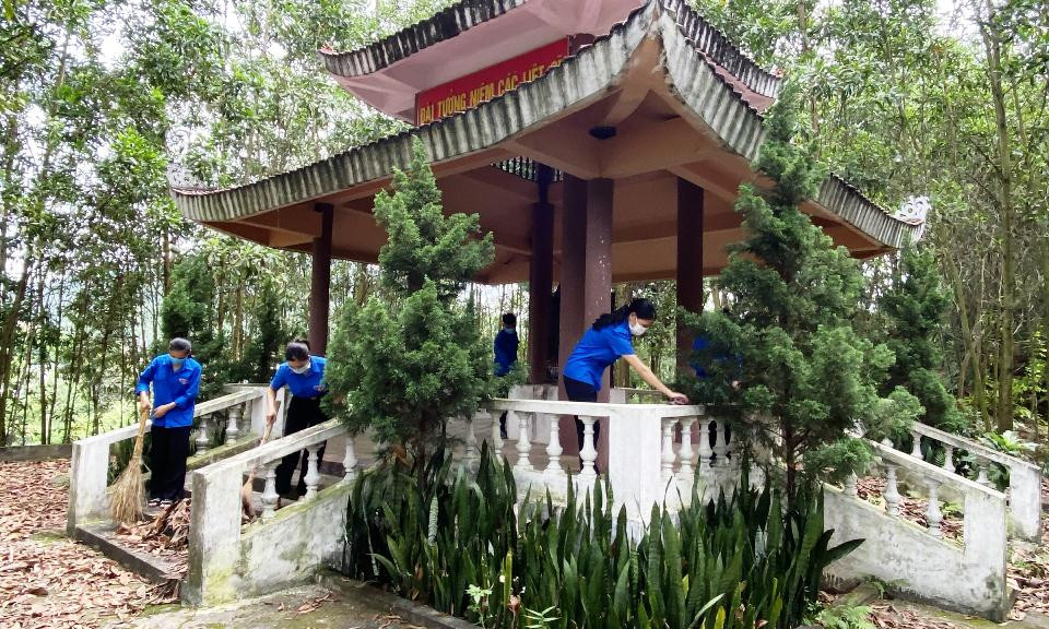 Tuổi trẻ Bình Liêu với hoạt động Đền ơn đáp nghĩa