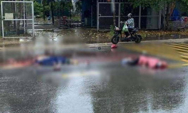 Va chạm với xe tải, 2 vợ chồng đi xe máy tử vong trên QL3