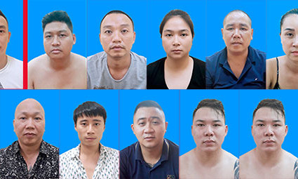Triệt phá đường dây cho vay lãi nặng do Trung “trọc” cầm đầu