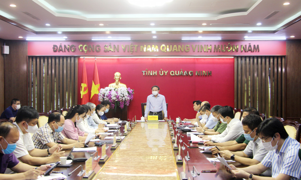 Họp Ban Chỉ đạo phòng, chống dịch Covid-19 cấp tỉnh