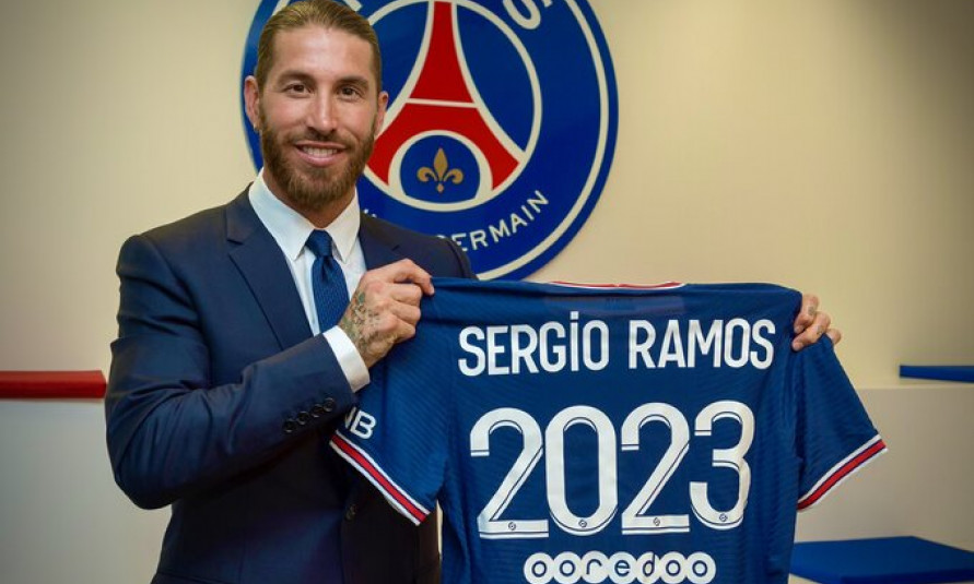 Sergio Ramos gia nhập PSG