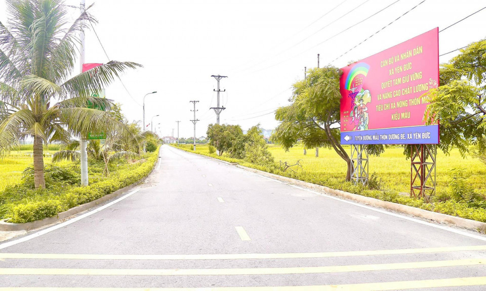 Xây dựng NTM kiểu mẫu ở Đông Triều