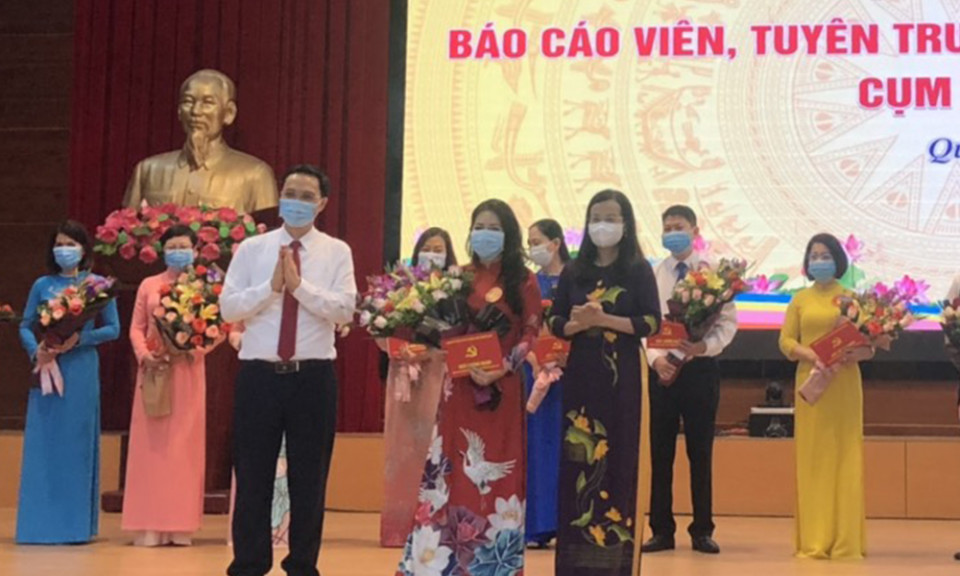 Đảng ủy Khối các cơ quan tỉnh tổ chức hội thi báo cáo viên, tuyên truyền viên giỏi năm 2021