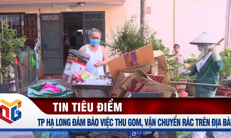 TP Hạ Long đảm bảo việc thu gom, vận chuyển rác trên địa bàn