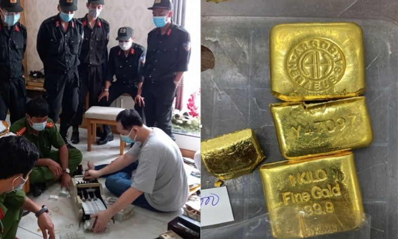 Khám xét 16 địa điểm liên quan trùm buôn lậu Mười Tường: Thu giữ thêm 36kg vàng
