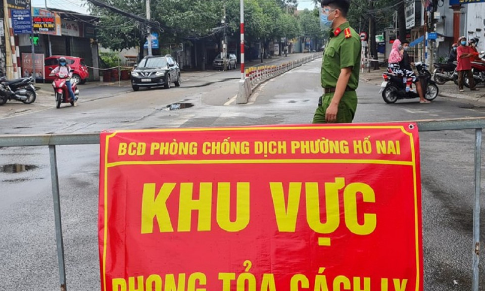 Đồng Nai có thêm 65 ca nhiễm COVID-19 trong 24 giờ