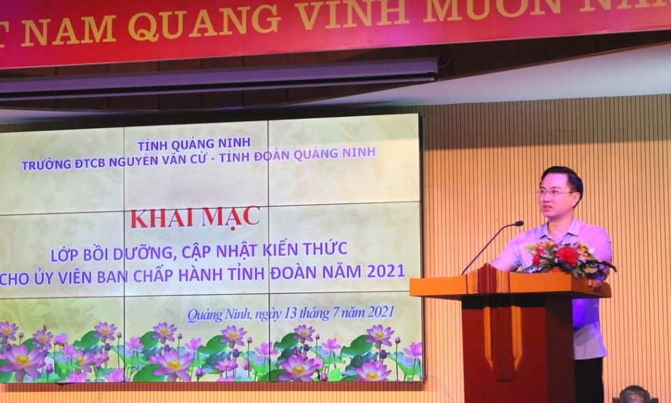Bồi dưỡng, cập nhật kiến thức cho ủy viên Ban Chấp hành Tỉnh Đoàn